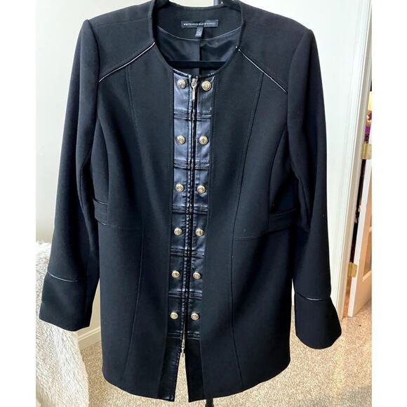 White House Black Market Military Topper Jacket - Size Large (EUC) - Picture 1 of 5